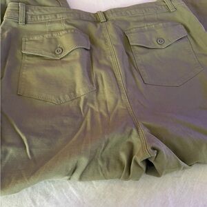 Olive Green Women's Pants